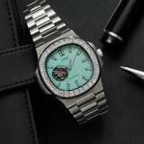 Oceanic Pulse - CWH Special Custom Collective Silver Stainless Steel Strap Men Watch PP-MOD-M8