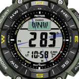 Casio General Pro Trek Digital Green Urethane Strap Men Watch PRG-340-3DR-P