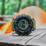 Casio General Pro Trek Digital Green Urethane Strap Men Watch PRG-340-3DR-P