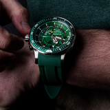 Vostok Europe Green Silicone Strap PX84-511A770-SL
