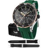 Vostok Europe Green Silicone Strap PX84-511A770-SL