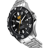 Caterpillar Moto Black Stainless Steel Strap Men Watch PZ.141.11.121