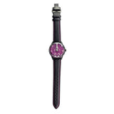 Mandetbrote Mechanical Exception Leather Strap Men's Watch - Orbital | Purple Crush