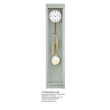 Mapple Leaf Montreux Slimline Quartz Grandfather Clock – Light Jade / Coral Pink Model 6625