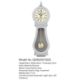 Mapple Leaf Kensington Chime Pendulum Wall Clock – Chestnut Brown Model 2007
