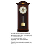 Mapple Leaf Westminster Classic Chime Wall Clock – Chestnut Brown Model 2016