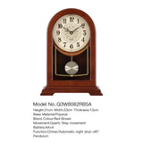 Mapple Leaf Heritage Eagle Chime Mantel Clock – Red Brown Model 8062