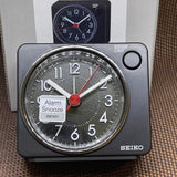SEIKO QHE100KN CLASSIS RECTANGULAR ALARM CLOCK