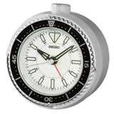 Seiko Clock Silver Case Round Wall Clock QHE207S