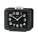 Seiko Clock Black Dial & Resin Case QHK062K