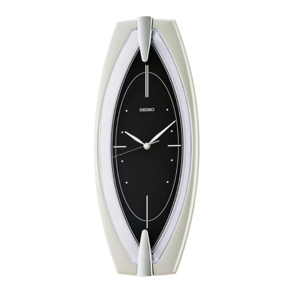 NUOVO SEIKO PRESAGE Cocktail Quadrante Argento Automatico Nero Pelle NUOVO SEIKO PRESAGE Cocktail Quadrante Argento Automatico Nero Pelle