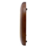 Seiko Oak Wood Round Wall Clock QXA432B