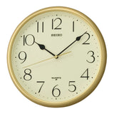 Seiko Clock Gold Case Wall Clock QXA747G