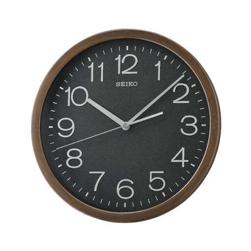 Seiko Wall Clock Brown Marble QXA808A