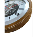 SEIKO QXA844B QUIET SWEEP ANALOG BRONZE CLOCK