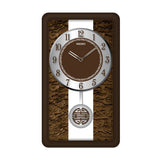 Seiko Clock Brown Wooden Case Wall Clock QXC245B