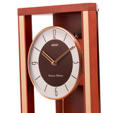 Seiko Clocks Wooden Quartz Westminster Chime Pendulum Wall Clock QXH068Z