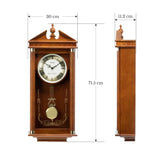 Seiko Dual Chime Oak Wood Musical Pendulum QXH107B