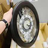Seiko Melodies In Motion Brown Wall Clock QXM389NR
