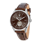 Maserati Sorpasso Brown Leather Strap Men Watch R8821124002