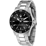 Maserati Competizione Black Dial Men's Watch - Day-Date Display | R8823100004