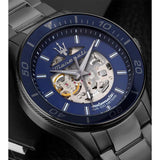 Maserati Blue Dial Gray Stainless Steel Strap Men Watch R8823140009