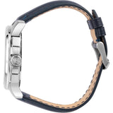 Maserati Successo Navy Blue Dial Leather Strap Men's Watch - Tachymeter | R8851121003