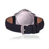 Maserati Successo Navy Blue Dial Leather Strap Men's Watch - Tachymeter | R8851121003