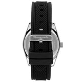 Maserati Attrazione Silver Dial And Black Silicone Strap Men Watch R8851151006