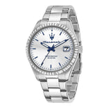 Maserati Competizione Precision Silver Men’s Watch - Date Display | R8853100045