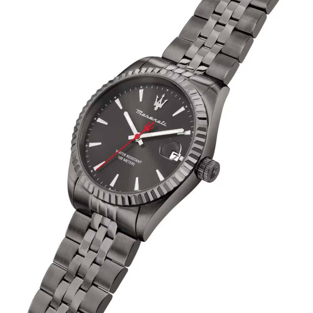 Maserati Competition Grey Stainless Steel Strap Men's Watch R8853100054