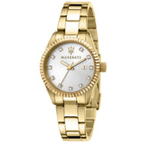 Maserati Competizione Gold Stainless Steel Strap Women Watch R8853100506
