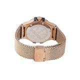 Maserati Potenza Black Dial Rose Gold Milanese Strap Men Watch R8853108009
