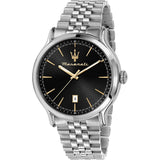 Maserati Epoca Modern Black Dial Men's Watch - Date Display | R8853118024