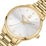 Maserati Royale Silver Dial And Gold Stainless Steel Strap Women Watch R8853147503