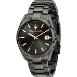 Maserati Attrazione Black Dial Stainless Steel Strap Men Watch R8853151015