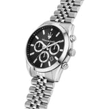 Maserati Attrazione Black Dial Stainless Steel Men's Watch - Chronograph | R8853151022