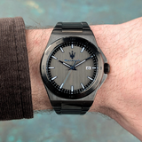 Maserati Velocita Slim Black Stainless Steel Strap Men's Watch R8853154001
