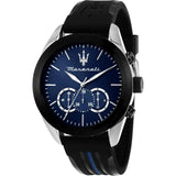 Maserati Traguardo Black Rubber Strap Men Watch R8871612044