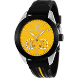 Maserati Traguardo Black Rubber Strap Men Watch R8871612045