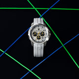 Maserati Successo Grey Rubber Men's Watch - Chronograph | R8871621043