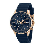 Maserati Sfida Blue Silicon Men's Watch - Tachymeter | R8871640007