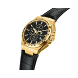 Maserati Velocita Slim Black Leather Strap Men Watch R8871653001