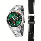 Maserati Sorpasso Green Dial Men's Watch - Chronograph | R8873624002