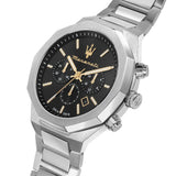 Maserati Stile Chronograph Silver Stainless Steel Strap Men Watch R8873642010