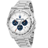 Maserati Velocita Silver Stainless Steel Strap Men's Watch - Chronograph | R8873652007