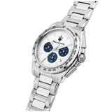 Maserati Velocita Silver Stainless Steel Strap Men's Watch - Chronograph | R8873652007