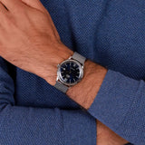Orient Bambino Blue Dial With Milanese Strap Men Watch RA-AC0019L10B
