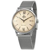 Orient Bambino Version 6 Silver Stainless Steel Strap Men Watch RA-AC0020G10B
