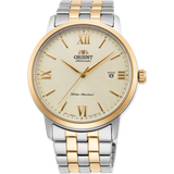 Orient Symphony IV Two-Tone Stainless Steel Strap Men Watch RA-AC0F08G30B
